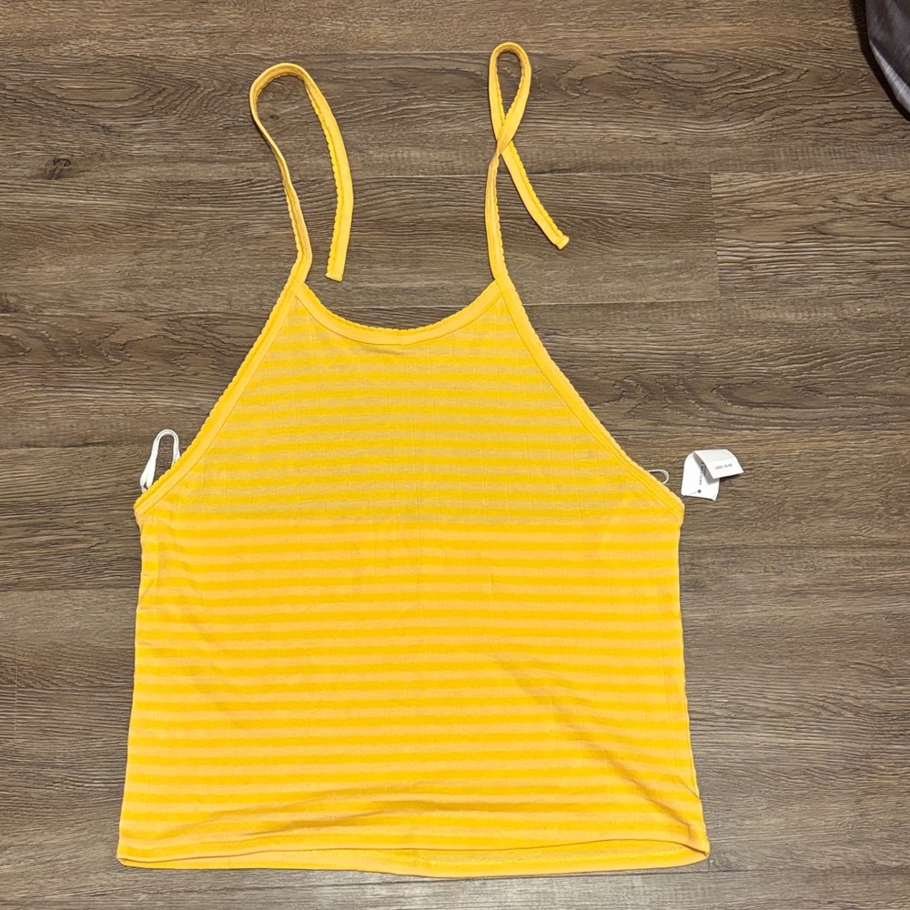 american eagle orange tank top